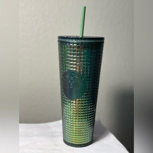 Starbucks Venti tumbler, Dark forest green, shine